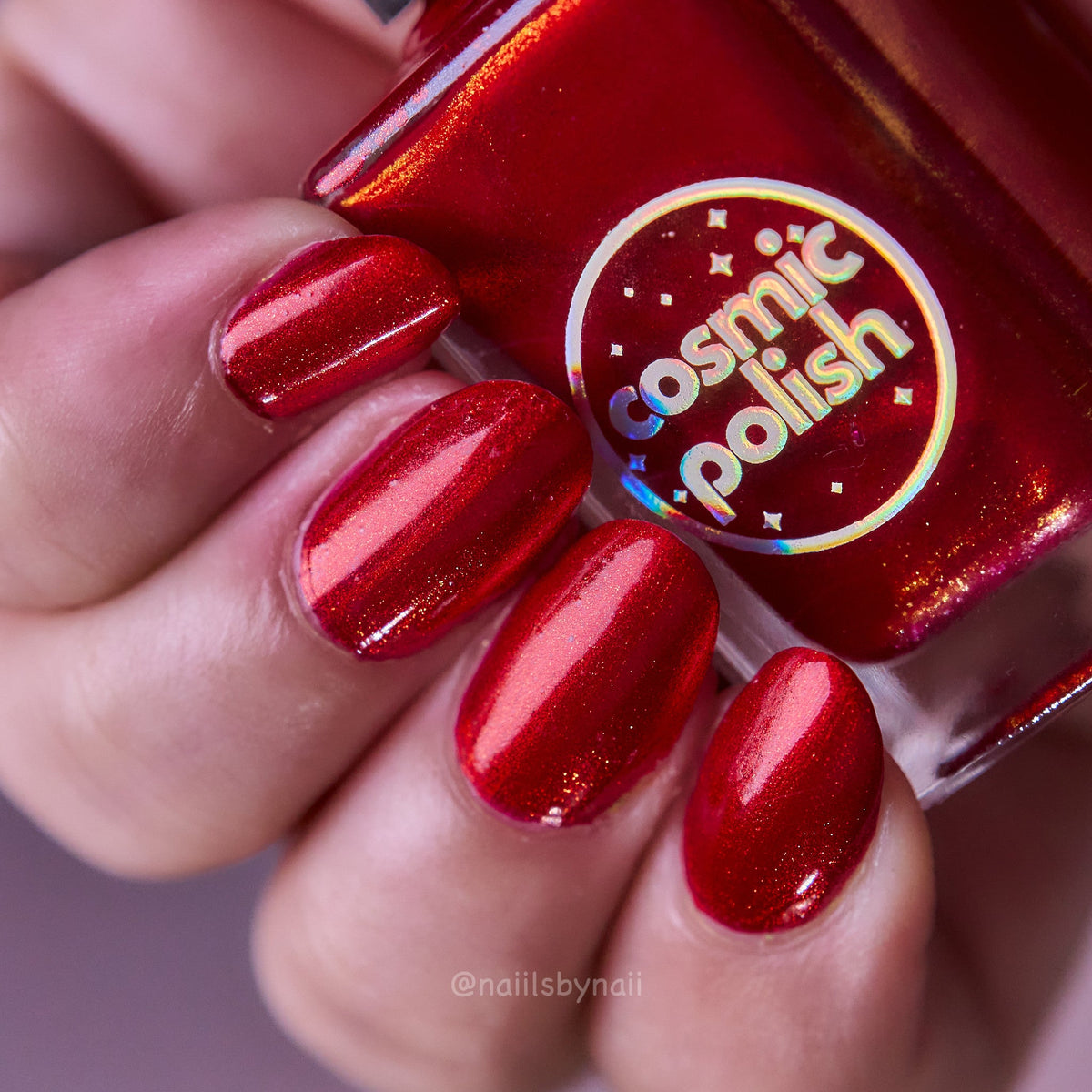Ruby Remix nail polish by Cosmic Polish