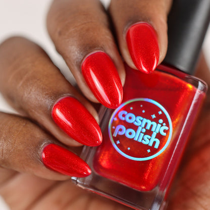 Ruby Remix nail polish by Cosmic Polish