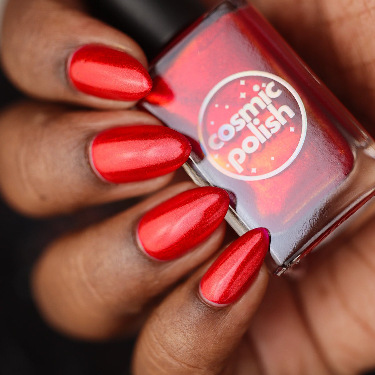 Ruby Remix nail polish by Cosmic Polish