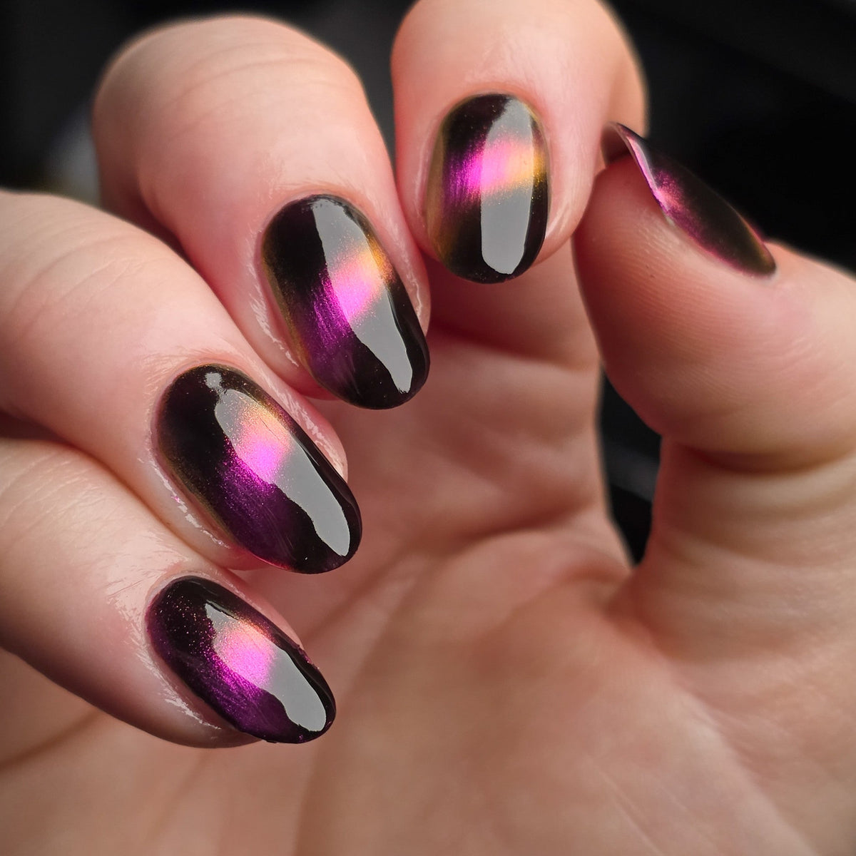 Star Garnet nail polish by Cosmic Polish