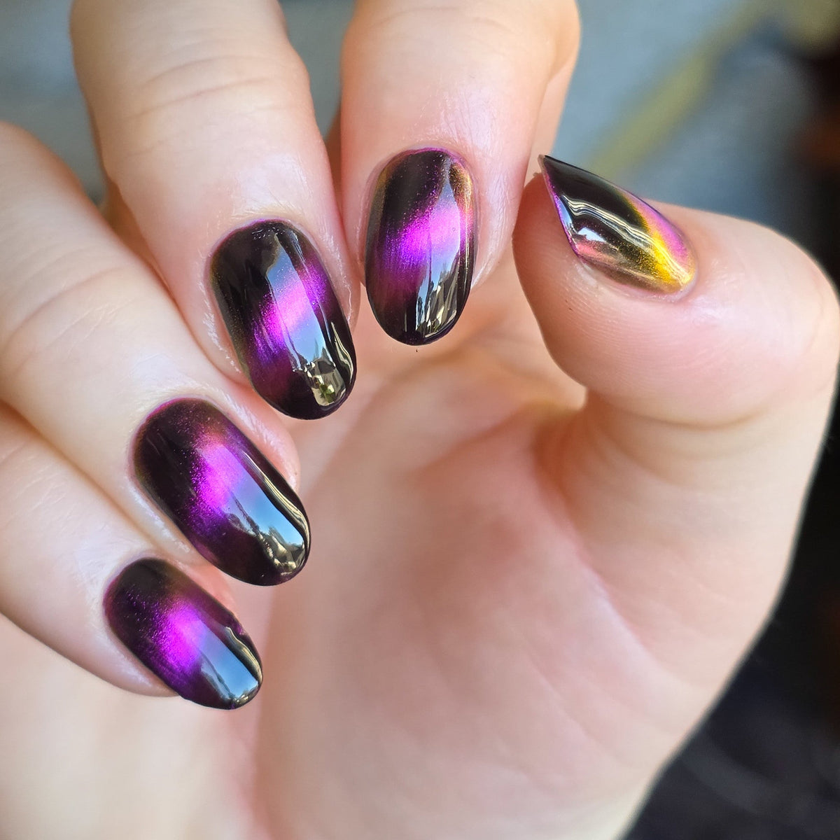 Star Garnet nail polish by Cosmic Polish