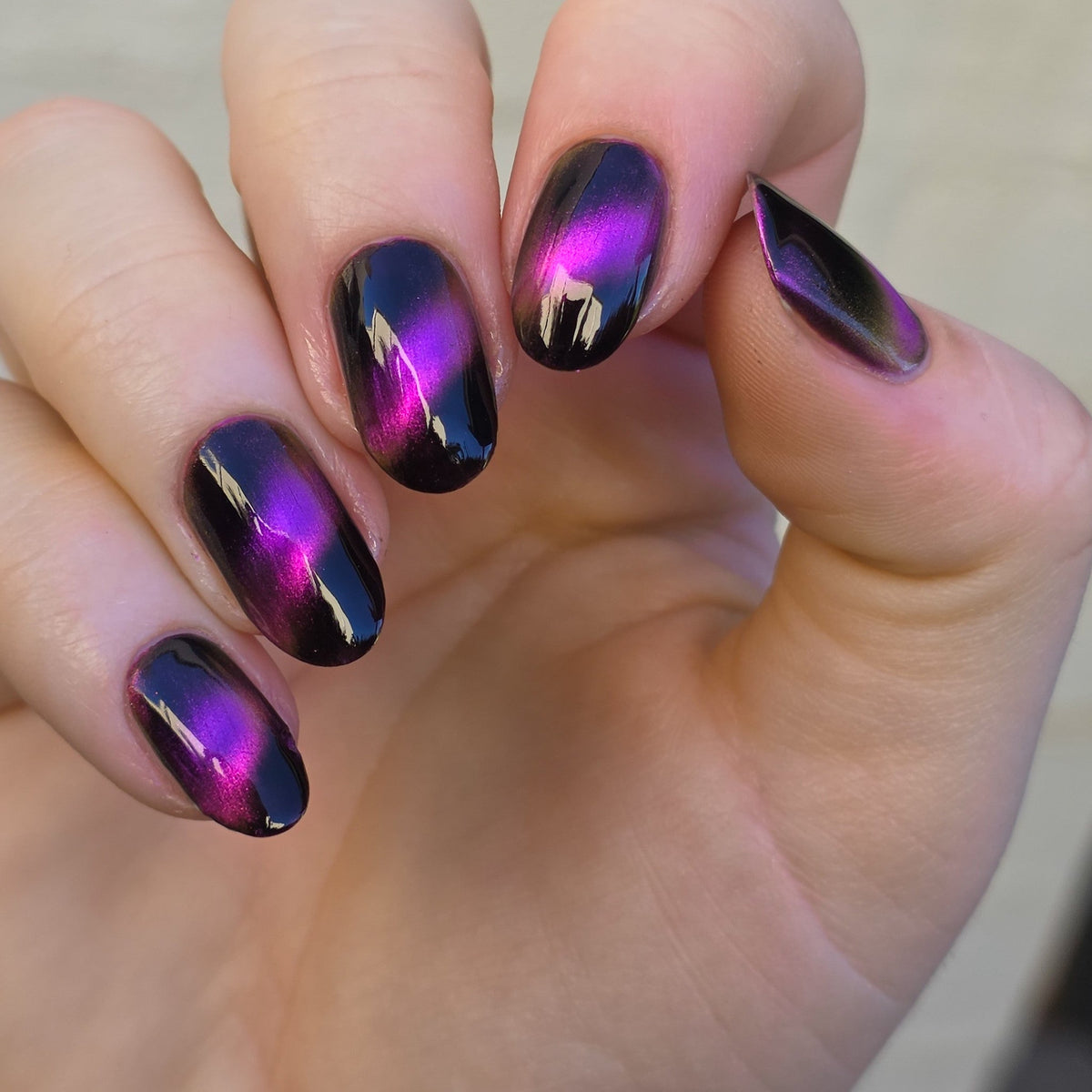 Star Garnet nail polish by Cosmic Polish