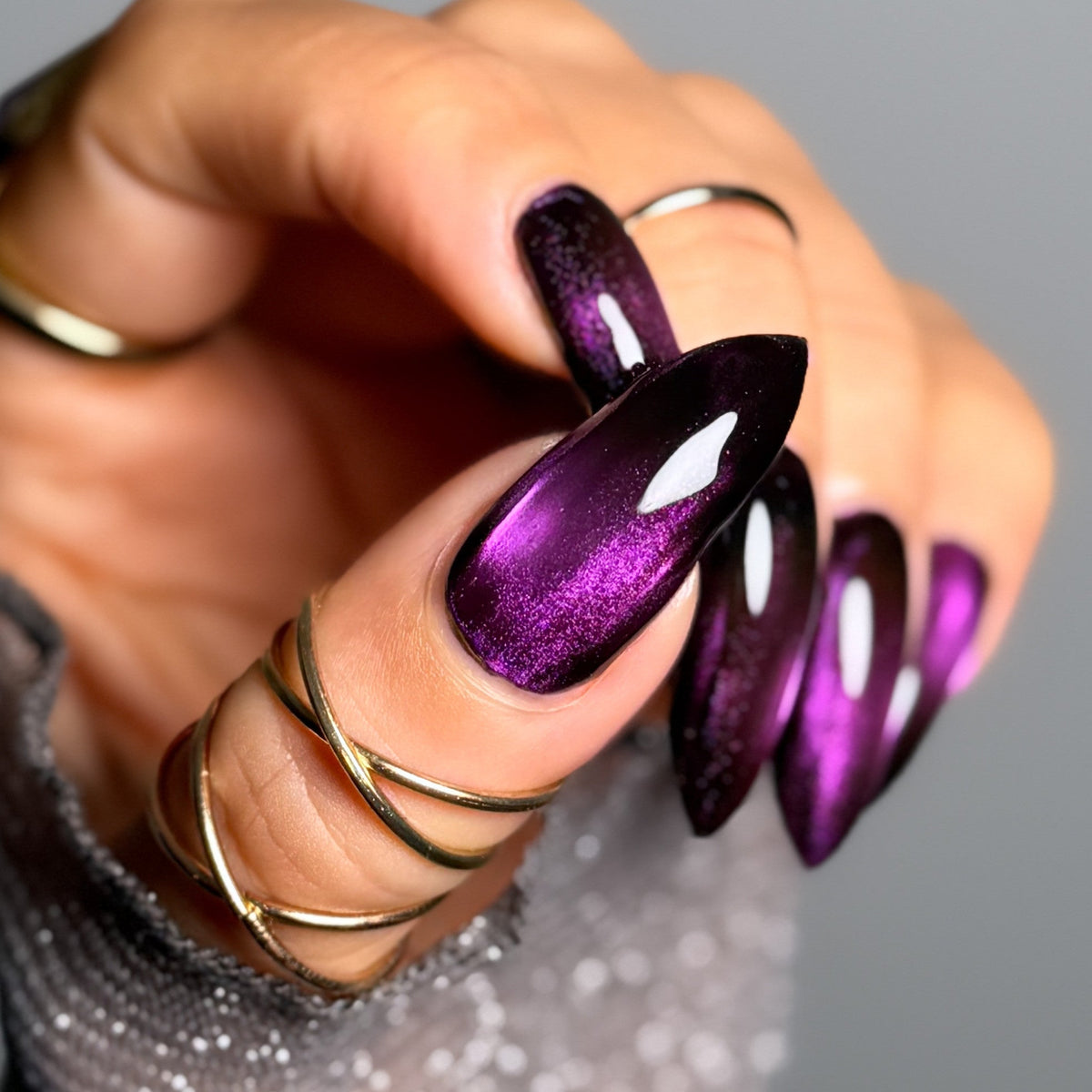 Star Garnet nail polish by Cosmic Polish