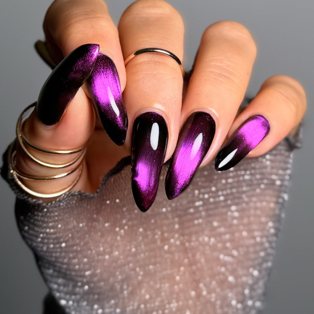 Star Garnet nail polish by Cosmic Polish
