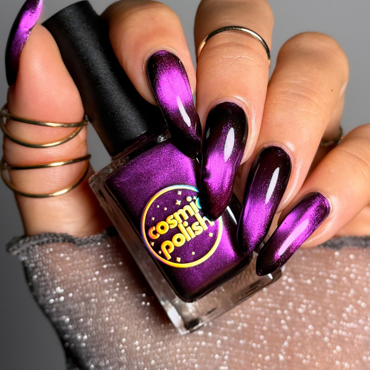 Star Garnet nail polish by Cosmic Polish