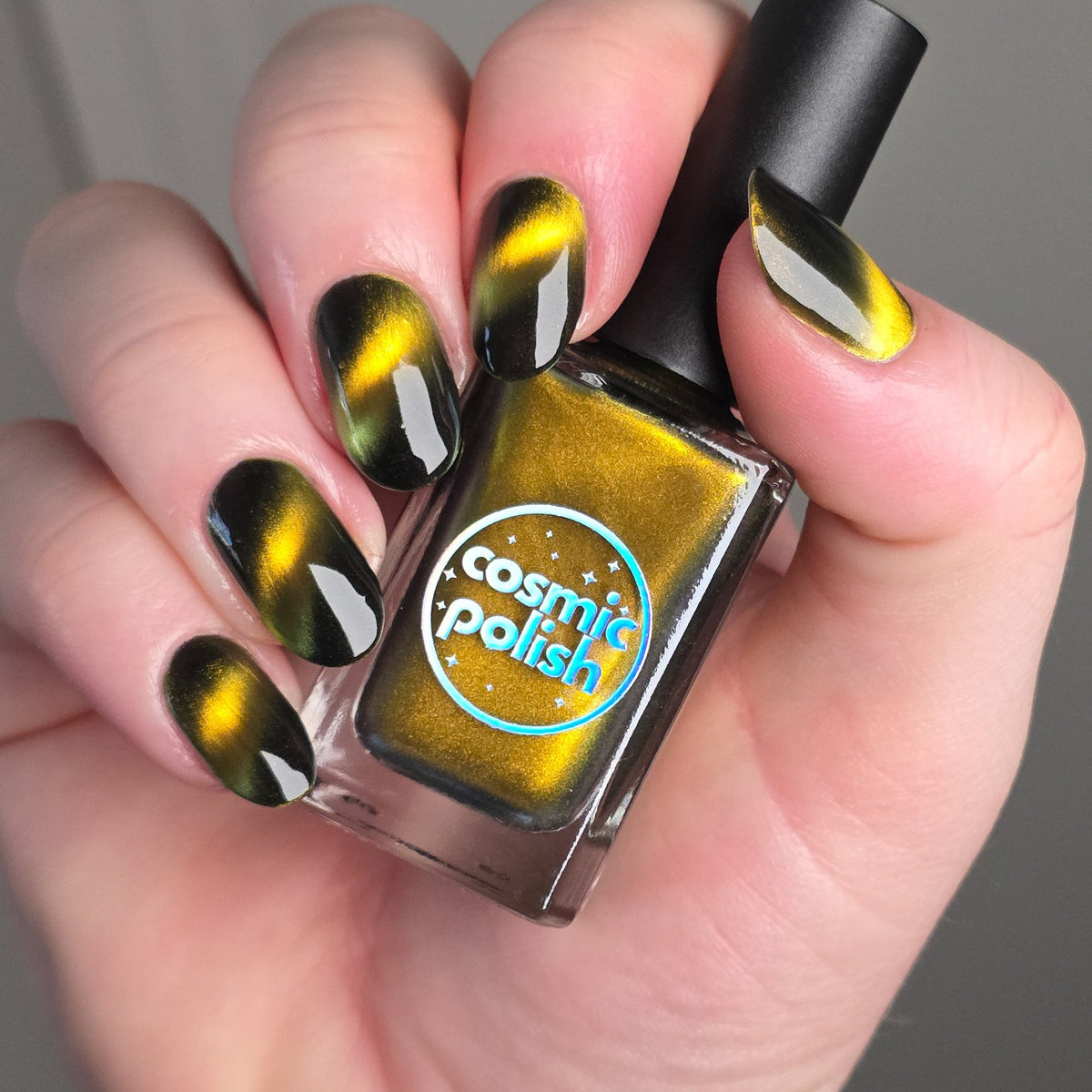 Tiger's Eye nail polish by Cosmic Polish