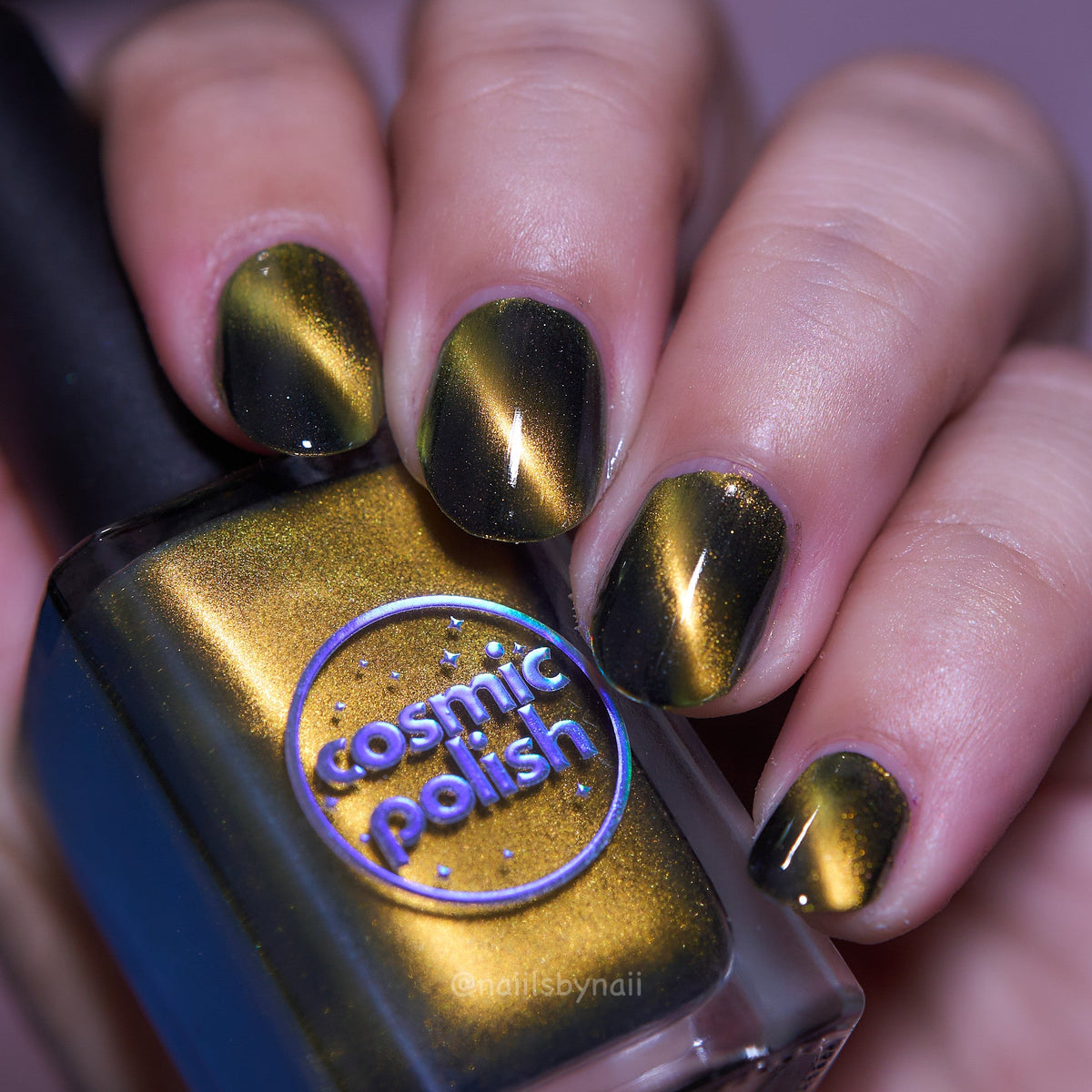 Tiger's Eye nail polish by Cosmic Polish