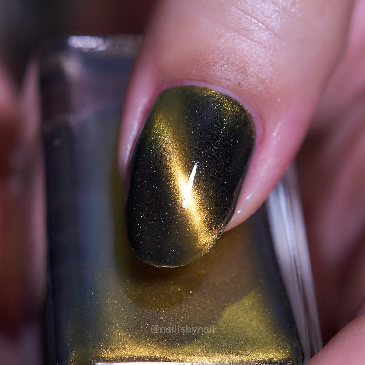 Tiger's Eye nail polish by Cosmic Polish