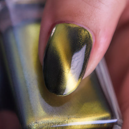 Tiger's Eye nail polish by Cosmic Polish