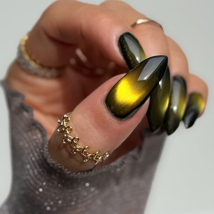 Tiger's Eye nail polish by Cosmic Polish