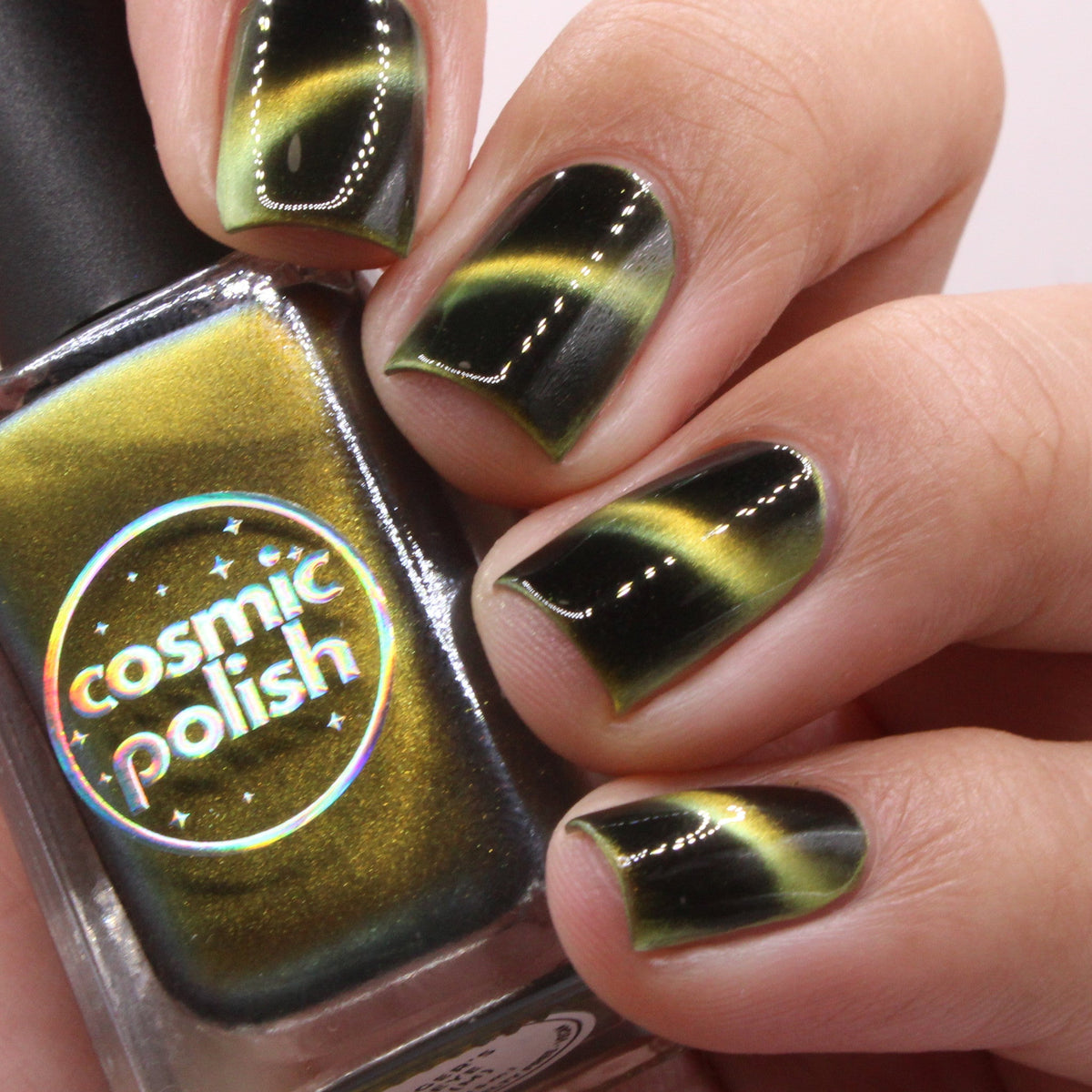 Tiger's Eye nail polish by Cosmic Polish