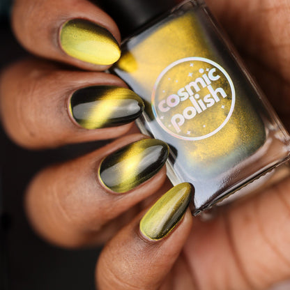 Tiger's Eye nail polish by Cosmic Polish